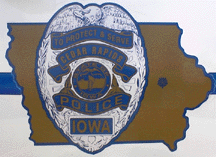 Cedar Rapids, IA Police Decal